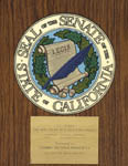 State of California Senate - Hollywood Beautification Award - 
Hollywood Fountain North